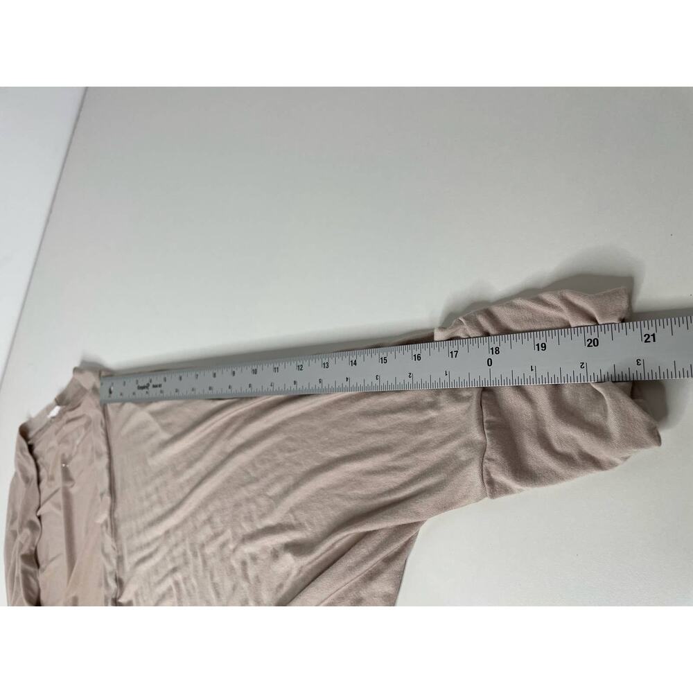 Hope + Grace‎ Sweater Cardigan Open Front Dolman Sleeves Casual Womens Tan Large - Picture 9 of 10